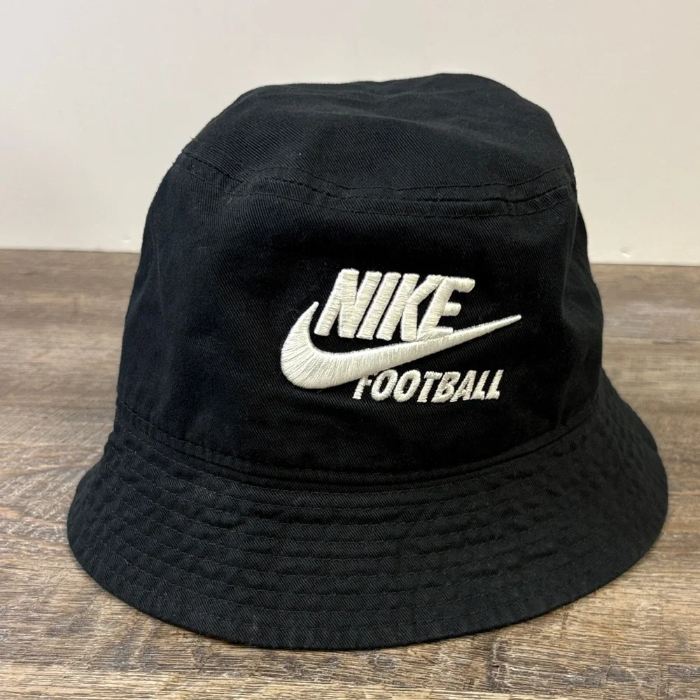 🖤 Nike Football Embroidered Bucket Hat – Black – M/L